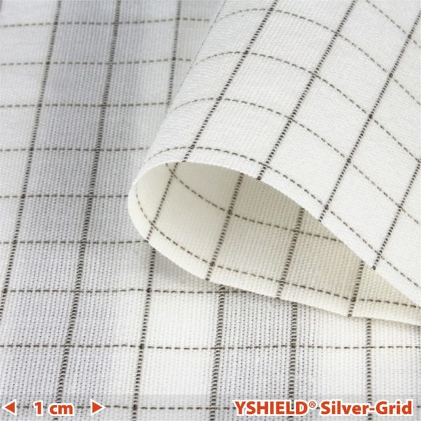 YSHIELD® SILVER-GRID | Abschirmstoff | Breite 150 cm | 1 Meter