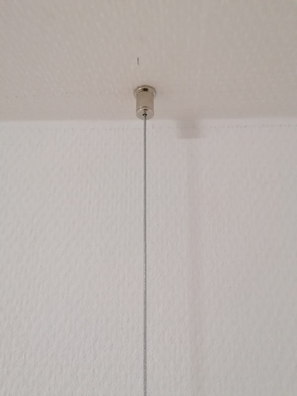 Deckenbefestigung von Baldachinaufhängung